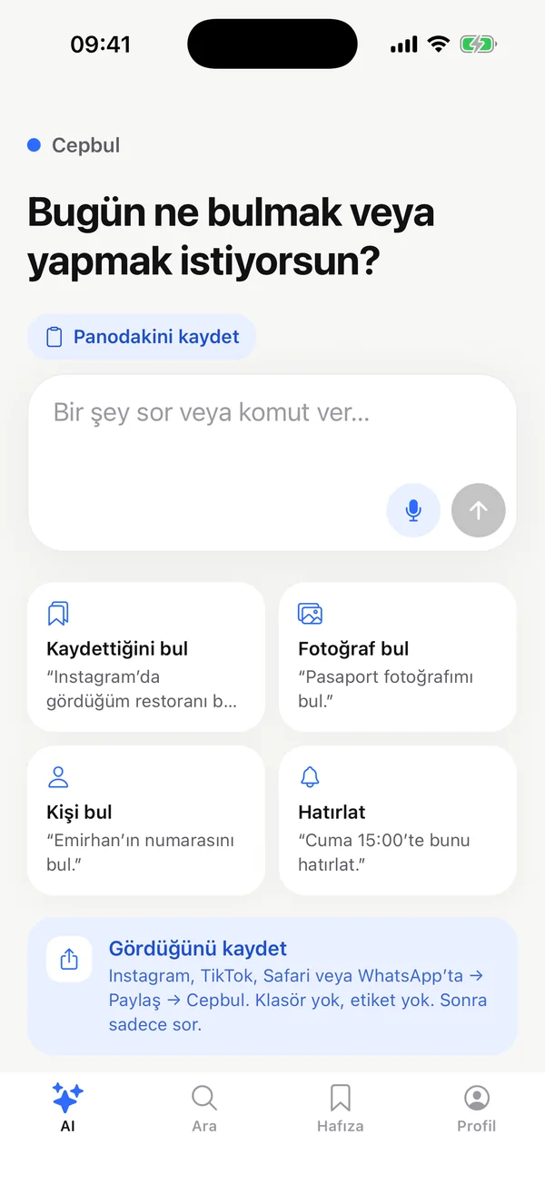 Cepbul ana ekranı
